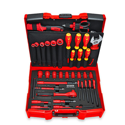 Набір діелектричного інструменту VDE 42ед. TOPTUL GCZ-042A Одеса - фото 1