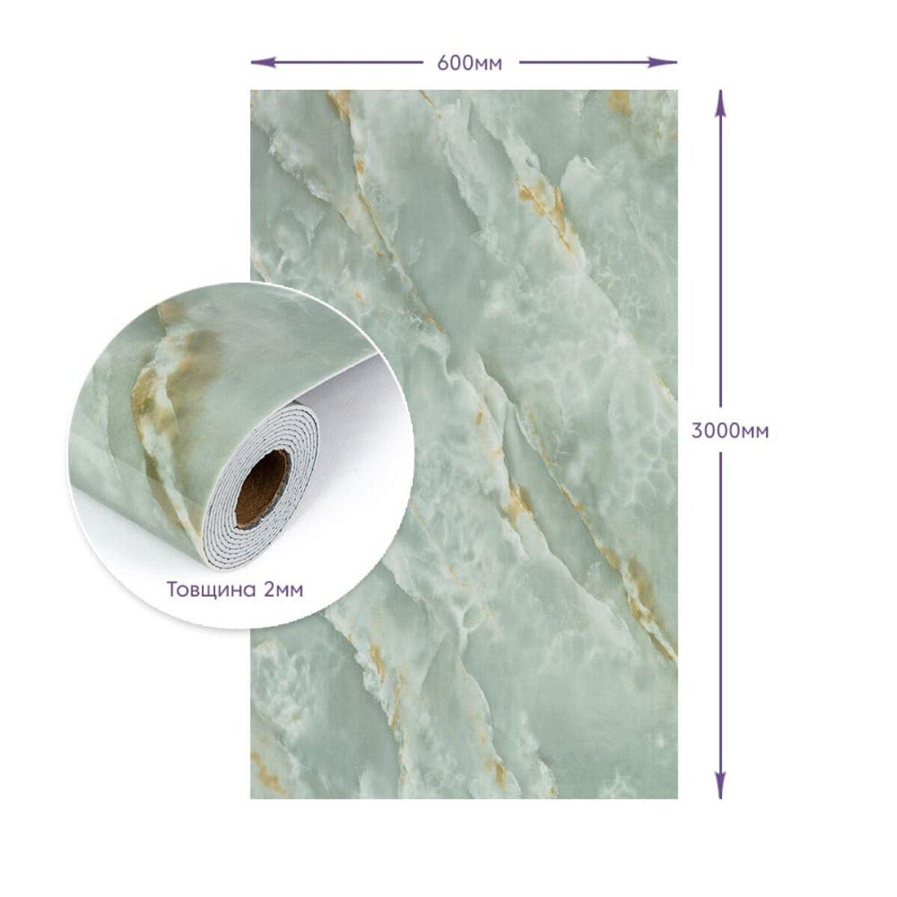 Самоклеящаяся стеновая PET плитка в рулоне 600х3000х2мм SW-00003267 Днепр - изображение 3