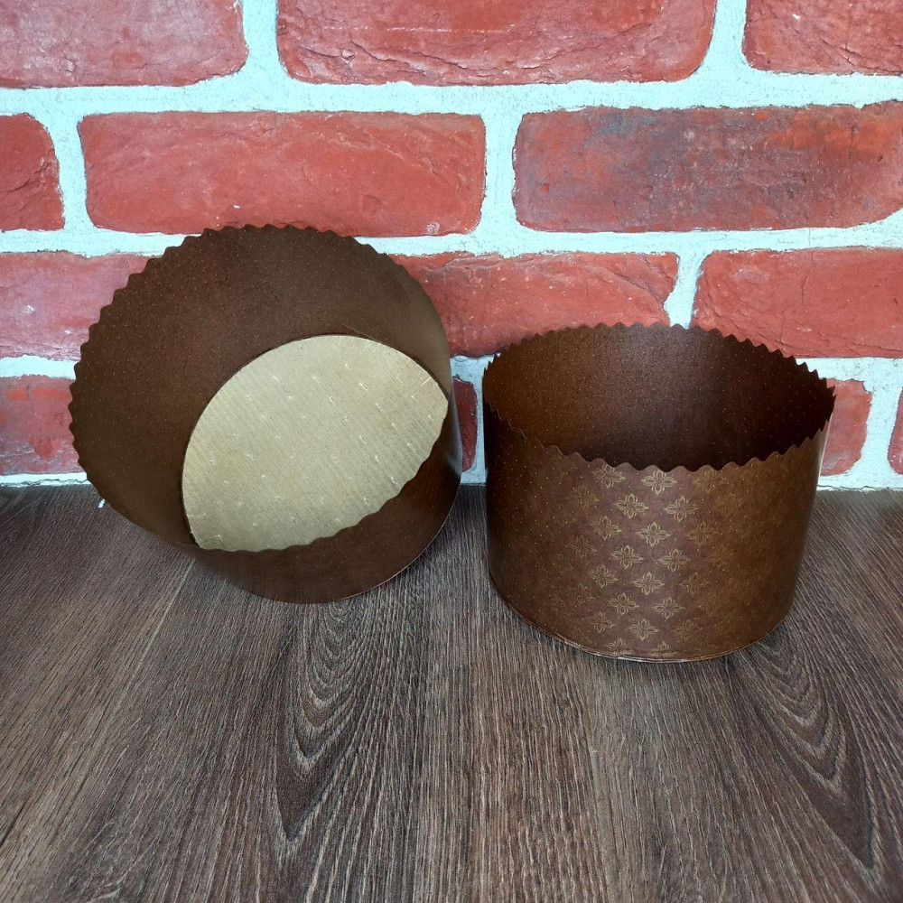 Форма для пасок 750 г d150×h100 мм Серія Італія – паперова форма для випічки, 50 шт Харків - фото 5