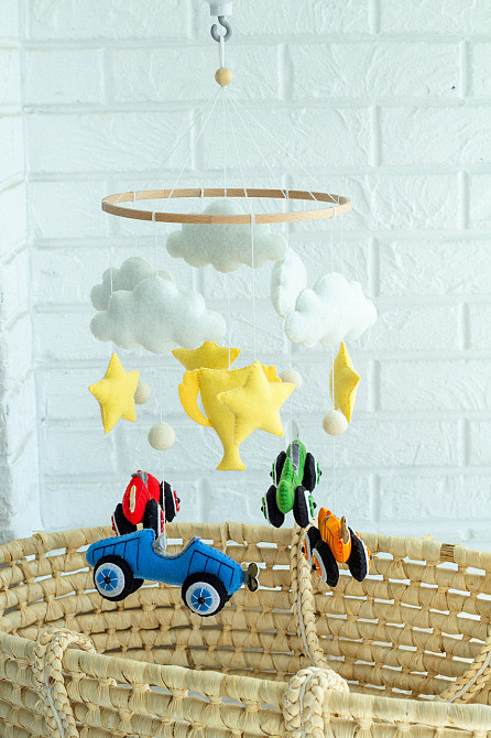 Музичний мобіль WoollyFox «Круті тачки» з 35 мелодіями Київ - фото 7