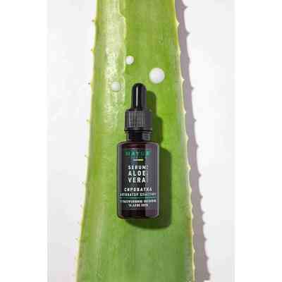 Сыворотка для лица Mayur Увлажняющая Активатор эластина с алоэ вера и гиалуроновой кислотой 30 мл (4820230953305) Винница