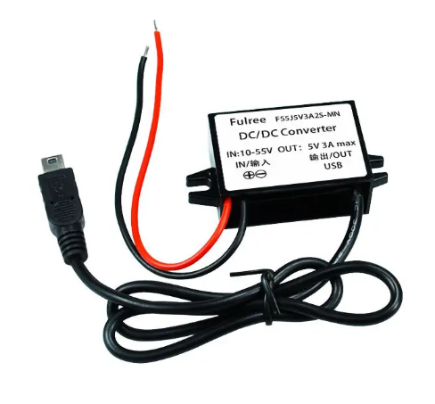 Перетворювач 24/12В на 5В 3А з 2 USB для авто Київ - фото 1