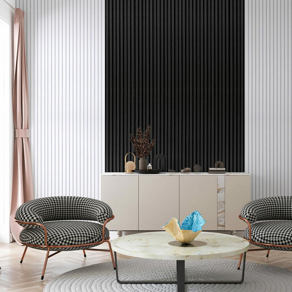 Декоративна стінова рейка антрацит Київ - фото 7