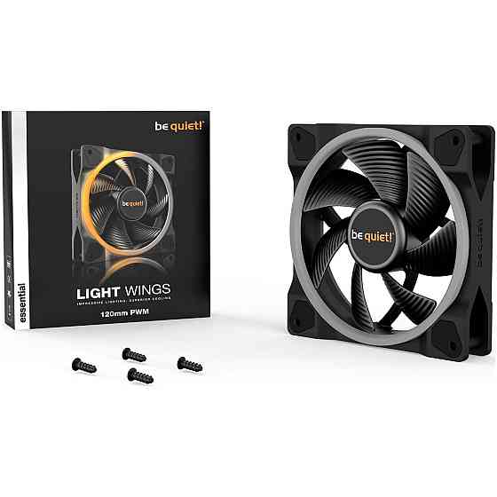 Вентилятор be quiet! Light Wings 120mm PWM Black (BL072) ( 24745 ) Харьков
