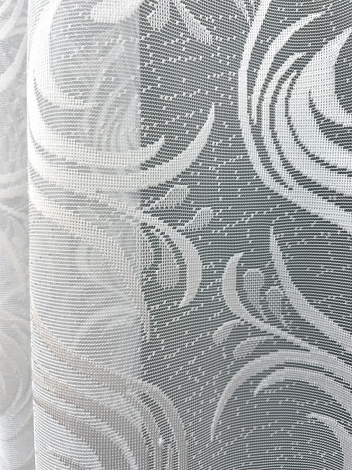 Тюль VR-Textil 2072т Жаккард Белый 400х270 см (42-1290) Киев - изображение 5