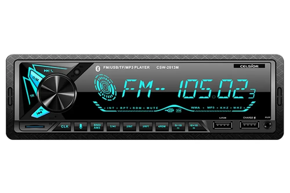 Автомагнітола «Celsior» CSW-2013M RGB BT/USB+USB Charge/MicroSD/ISO/дод. розєм Вінниця - фото 2