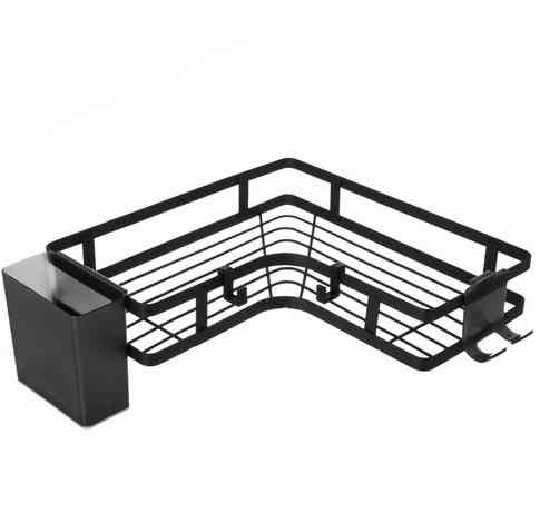 Угловая полка для ванной комнаты набор из 2 шт Ruhhy (27092) Black Нововолынск