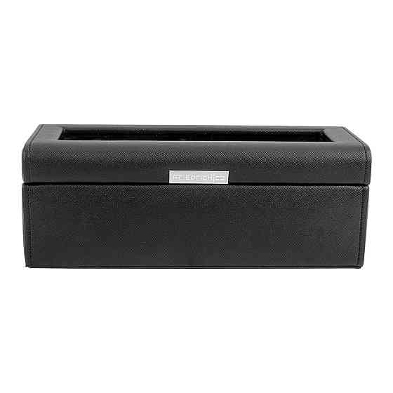 Скринька для зберігання годинника Friedrich Lederwaren Bond 4, чорно-синій Рівне