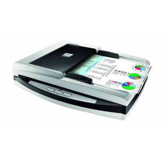 Сканер А4 Plustek SmartOffice PL4080 (1200 dpi, 48 bit, 40 стор/хв,LED, DADF, планшетний, потоковий) (0283TS) Київ