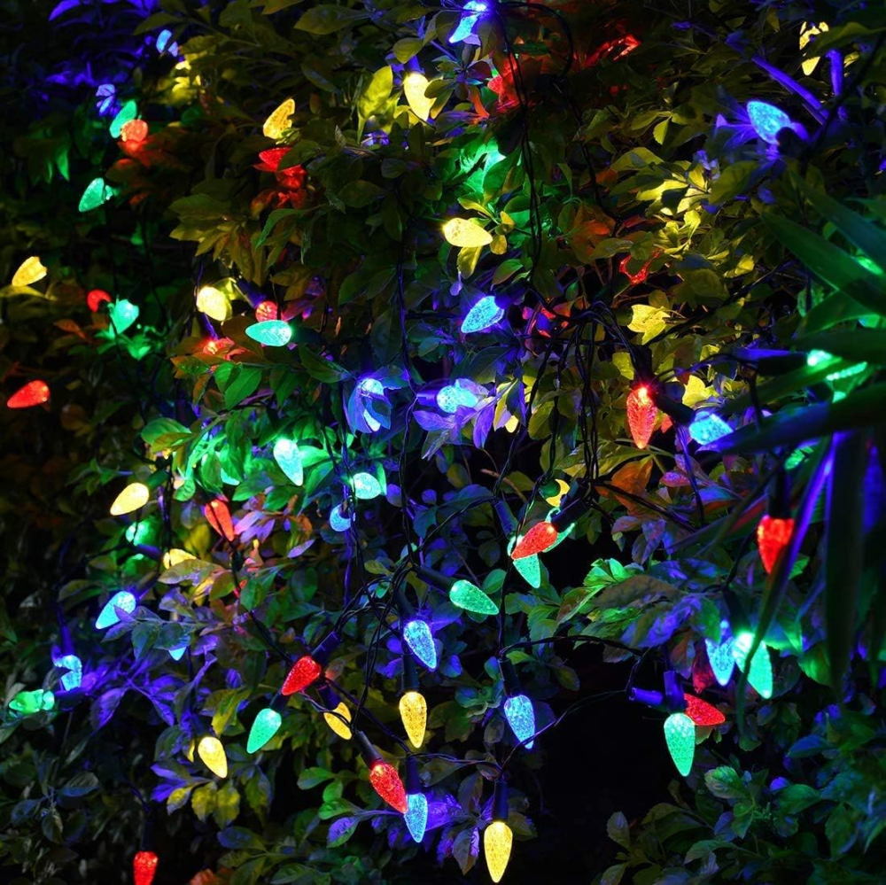 RGB Різдвяна гірлянда 50 LED з таймером — атмосферне світло для дому та двору, водозахист, 8 режимів Київ - фото 8