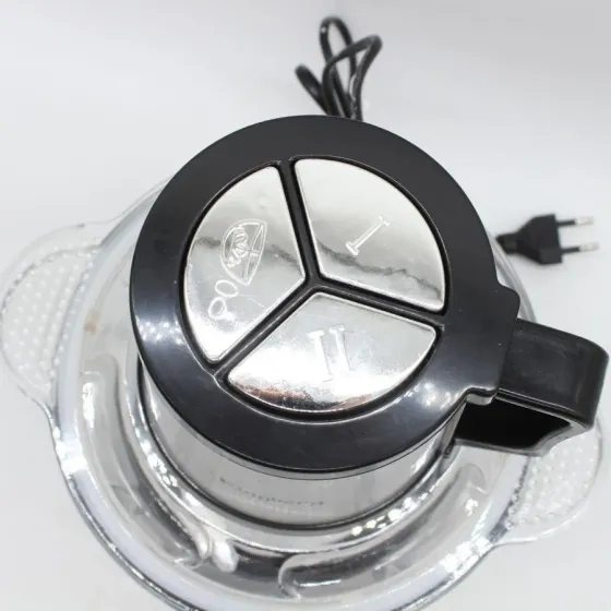 Кухонный измельчитель KB-2007 с стеклянной чашей 3 л, 800 Вт, для мяса, овощей и льда Одесса