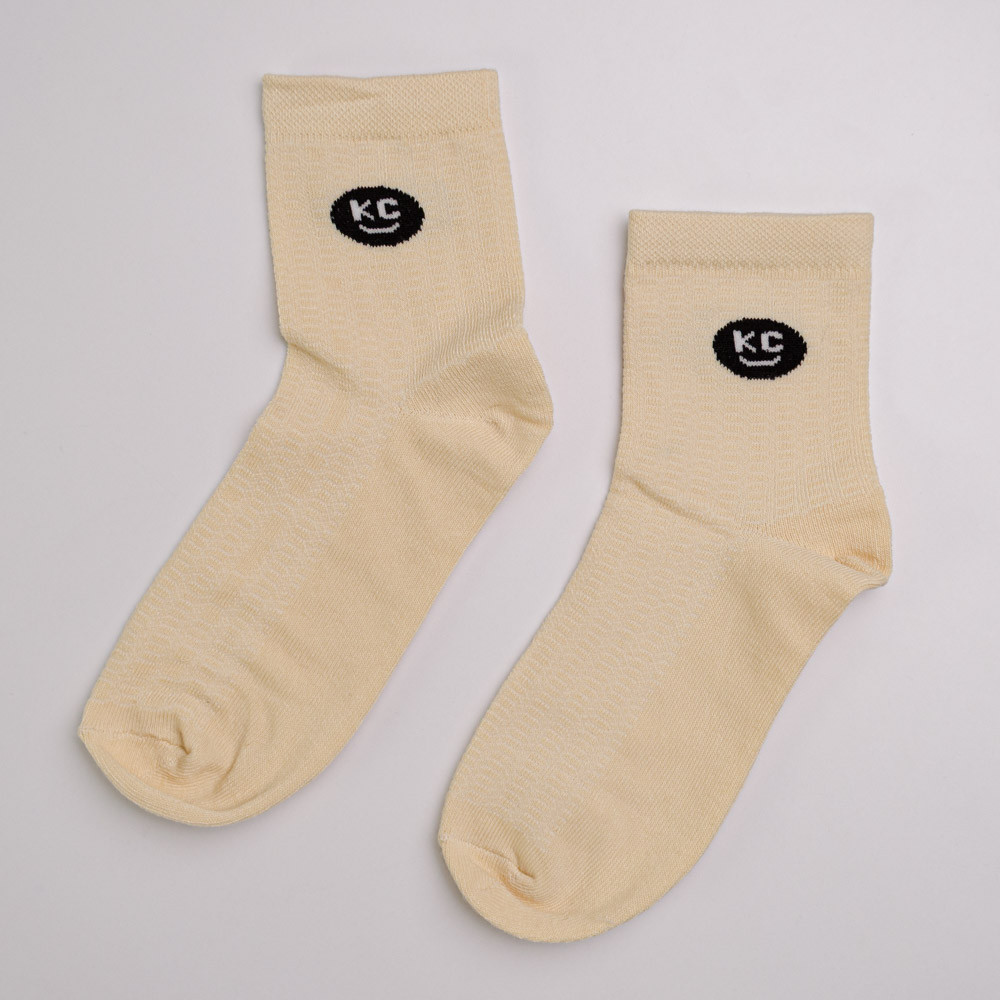 Набір шкарпеток жіночіх бавовняних 10 пар Youstar 098 Середні 37-41 Білий бежевий Суми - фото 4