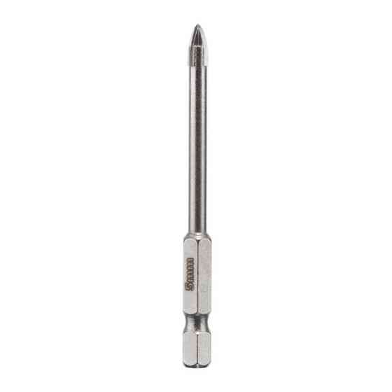 Свердло по склу та кераміці, 5 мм, HEX 1/4" INTERTOOL SD-0285 Київ
