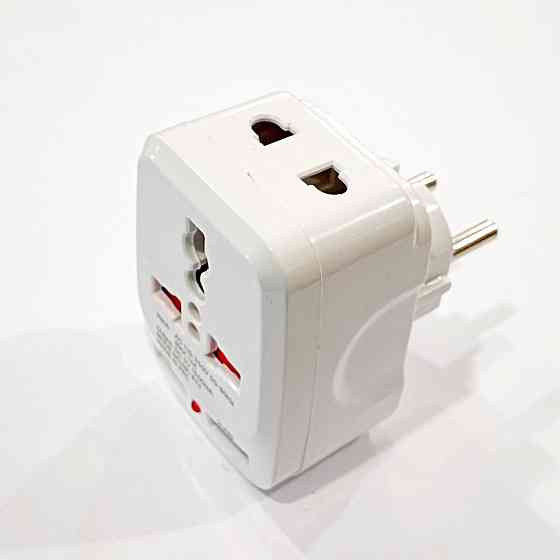 Универсальный адаптер 2в1, переходник+зарядка USB  / NK-823/ 7043 Днепр