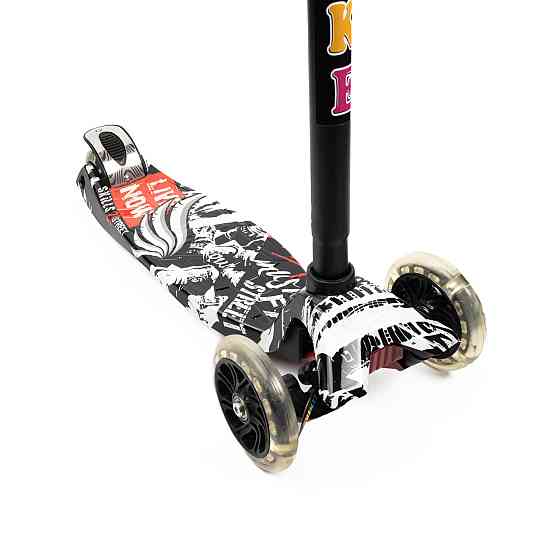 Самокат детский трехколесный iTrike MAXI JR 3-055-L-WP8 со светящимися колесами и передней фарой, руль 79-88см Каменец-Подольский