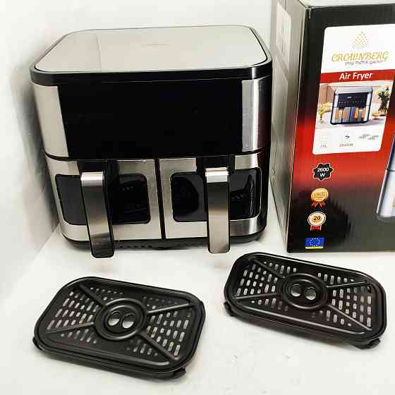 Аэрогриль-фритюрница с сенсорным дисплеем, Аэрогриль без жира, Аэрофритюрница для готовки UH-15 Львов