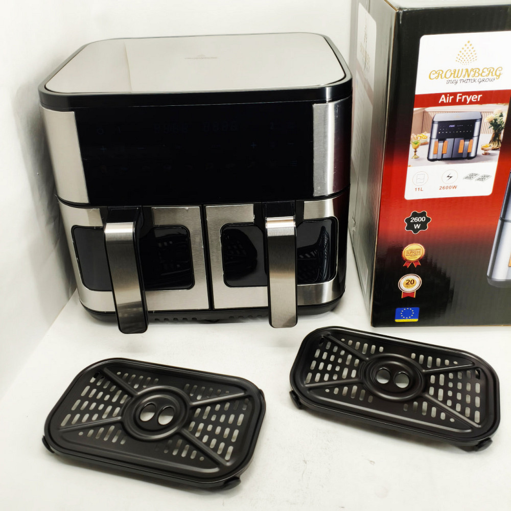 Аэрогриль-фритюрница с сенсорным дисплеем, Аэрогриль без жира, Аэрофритюрница для готовки UH-15 Львов - изображение 6