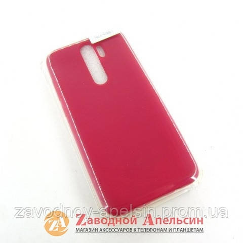 Xiaomi Redmi Note 8 pro силіконовий чохол Colorful марсала Одеса - фото 2