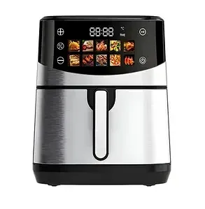 Аерофритюрка SK-10091 10л 2200Вт з подвійним нагріванням, таймер 60 хв, 80–200°C, антипригарна Одеса - фото 3