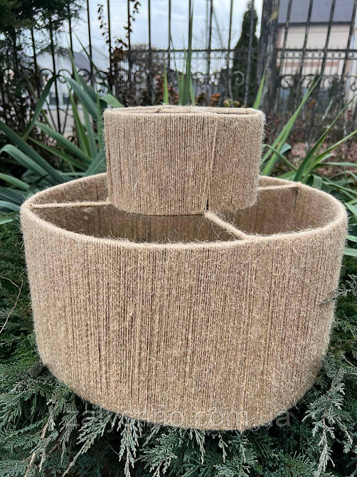 Люстра плетена натуральна Київ - фото 10