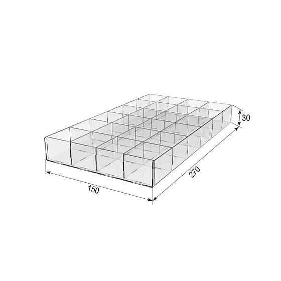 Коробка EKOSTAR на 24 комірки 270х150х30 Київ