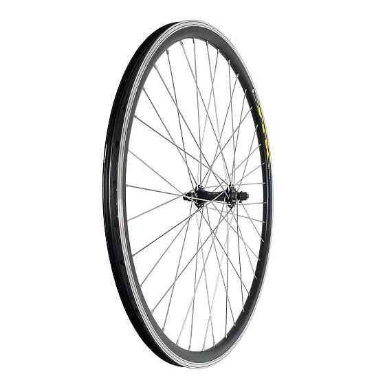 Обод велосипедный (в сборе) 28 (перед, 36 спиц, алюминий, дисковые тормоза) (двойной) на пром подшипниках -2 Мукачево