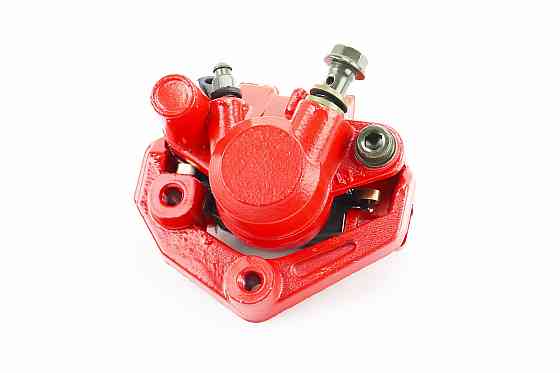 Гальмівний супорт з колодками Yamaha JOG50 / Wind червоний Київ