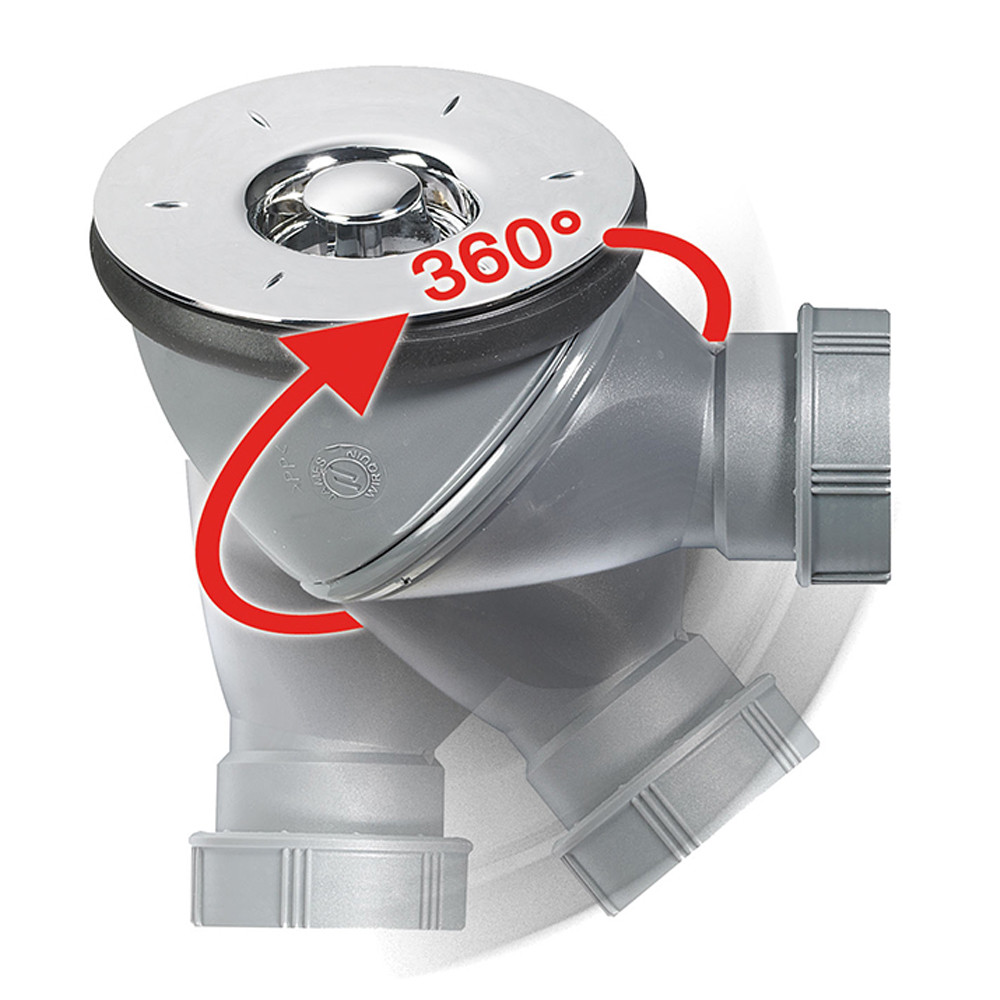 Wirquin Сифон для душевого поддона James Ø90мм WIRQUIN (9544401) Киев - изображение 7