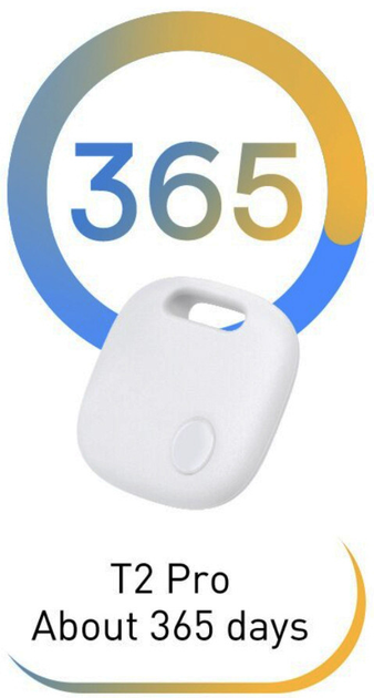 Трекер Baseus T2 Pro для поиска вещей, белый Киев - изображение 2