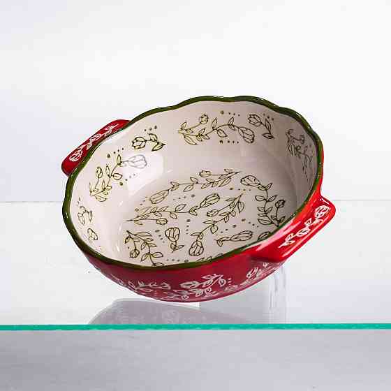 Yiwu Форма для запікання Vintage Ø17 (см) кругла форма для випікання в духовці з ручками Червон Коломия