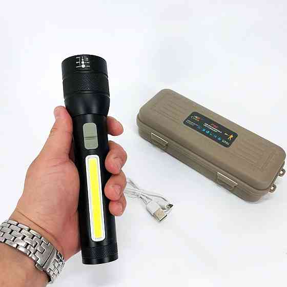 Мощный фонарь с возможностью зарядки, Мощные фонарики, Светильник пылевлагозащищённый AK-44 Львов