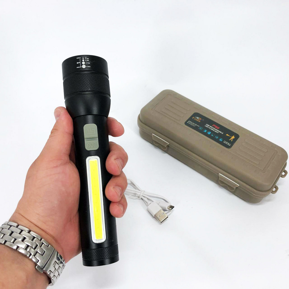 Мощный фонарь с возможностью зарядки, Мощные фонарики, Светильник пылевлагозащищённый AK-44 Львов - изображение 4