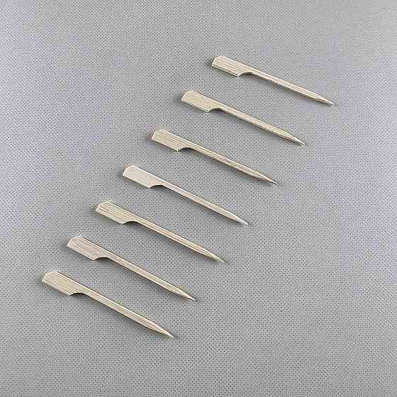 Деревянные бамбуковые шпажки Гольф  9см,100 шт (1 пачка) Харьков