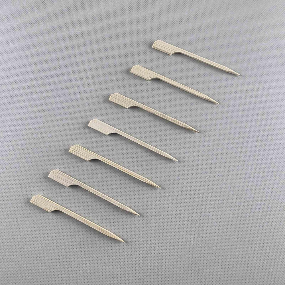 Деревянные бамбуковые шпажки Гольф  9см,100 шт (1 пачка) Харьков - изображение 1