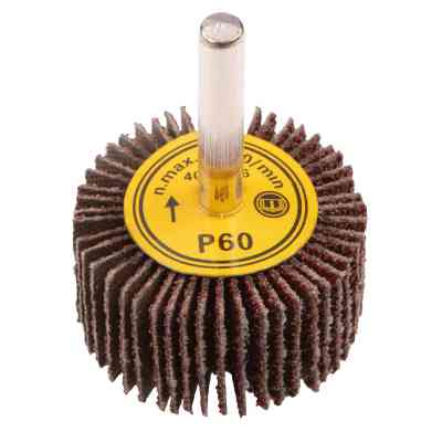 Круг зачистний Graphite пелюстковий з хвостовиком 40х20 мм, K60 (55H755) Вінниця
