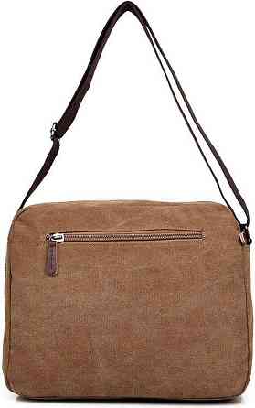 Сумка мужская текстильная Коричневая (Vintage) Киев