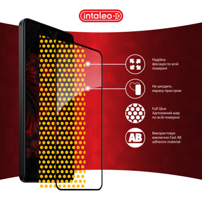Стекло защитное Intaleo Full Glue Xiaomi Redmi Note 14 4G Black (1283126599453) Винница - изображение 7