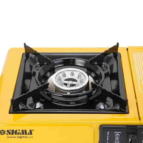 Плита газовая одноконфорочная с пьезоподжигом и адаптером (кейс) SIGMA (2903431) Ровно