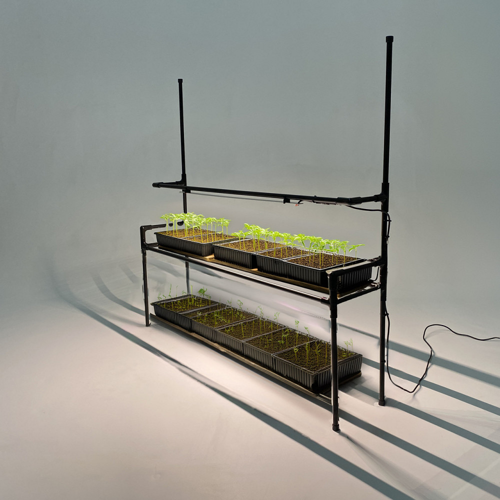 Підставка для квітів на вікно з фітолампою повного спектру Lucia Lux для рослин, квітів, розсади. Борисполь - изображение 3