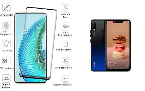 Защитное стекло HyperGlass Pro для Tecno Spark 3 Pro (KB8) – максимальная чувствительность и защита Киев