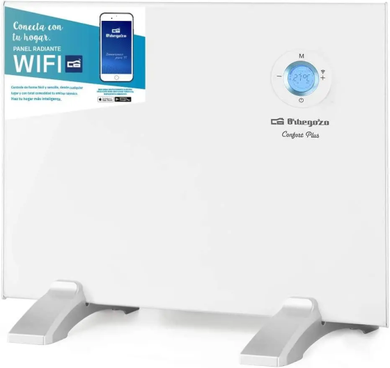 Уценка Теплова панель Обігрівач Orbegozo REW 500 Вт Wi-Fi Цифровий РК-дисплей Програмоване бездротове підключен Киев