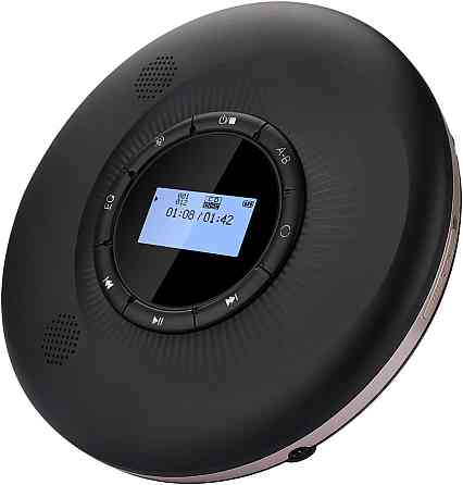 Портативний CD-програвач CCHKFEI C302 РК-дисплей з вбудованими динаміками та акумулятором Дніпро