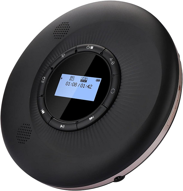 Портативний CD-програвач CCHKFEI C302 РК-дисплей з вбудованими динаміками та акумулятором Дніпро - фото 2