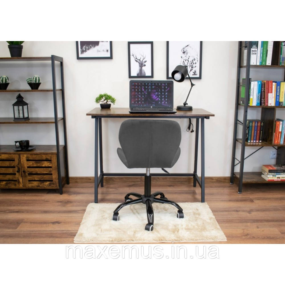 Офисное кресло операторское для персонала Bonro B 5 3 1 кресло на колесах для офиса компьютерное велюр серый Мостиська - фото 8