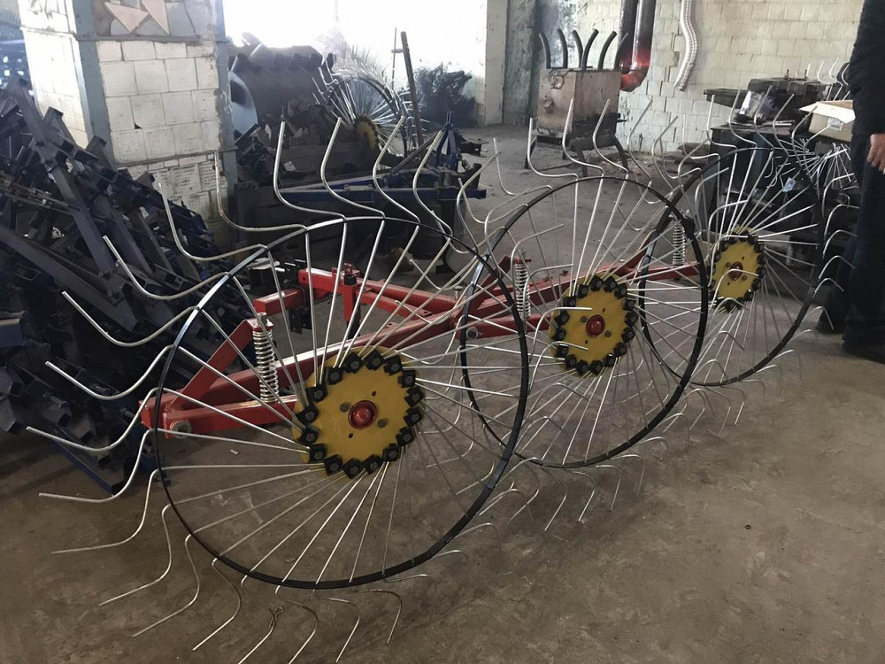 Сеноворошилка Солнышко на 3 колеса ТМ АРА (одна точка, мототрактор) Харьков - изображение 1