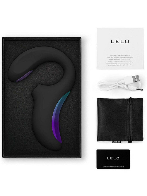 Клиторально-вагинальный звуковой стимулятор LELO Enigma Double Sonic Black Sex Aura Киев - изображение 3