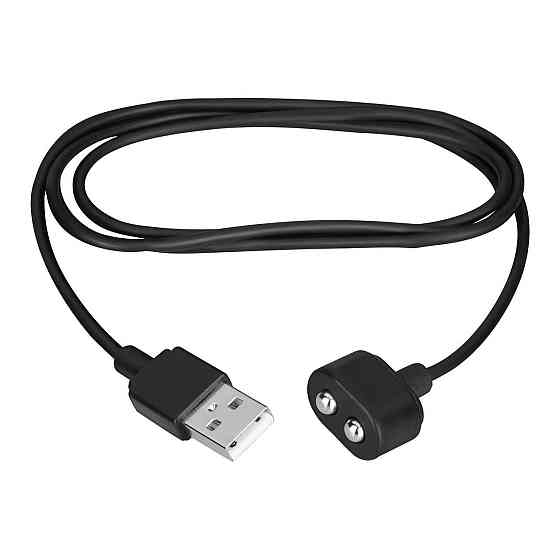 Зарядка (запасной кабель) для игрушек Satisfyer USB charging cable Black Sex Aura Киев