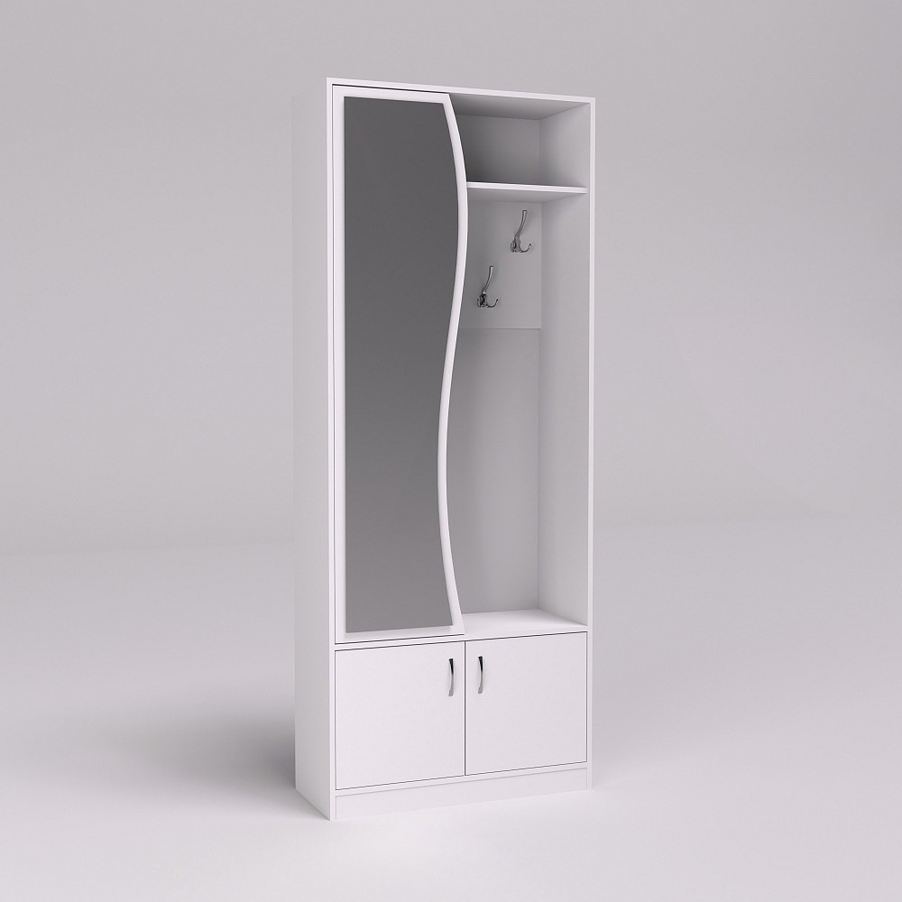 Прихожая ГКШ-3, Белый, 840/350/2100 Львов - изображение 1