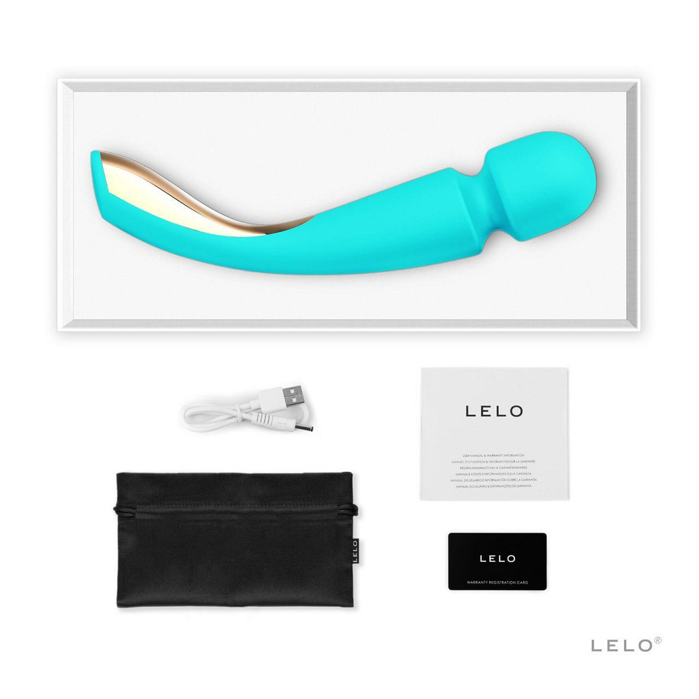 Вібромасажер LELO Smart Wand 2 Medium Ocean Blue Sex Aura Київ - фото 2