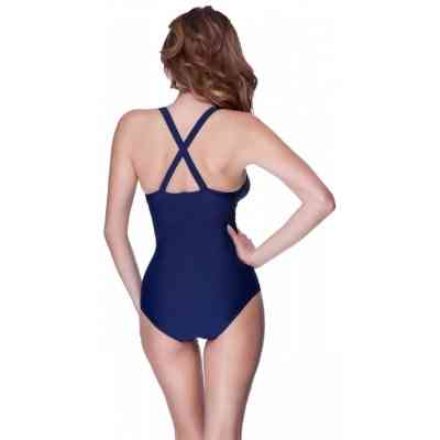 Купальник Aqua Speed Greta 351-04 темно-синій, блакитний 46 (5908217655509) Винница